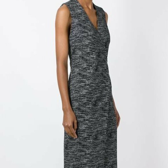 Alice + Olivia Carissa Wrap Sleeveless Asymmetrical Dress - Picture 1 of 9